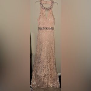 No sleeve halter dress